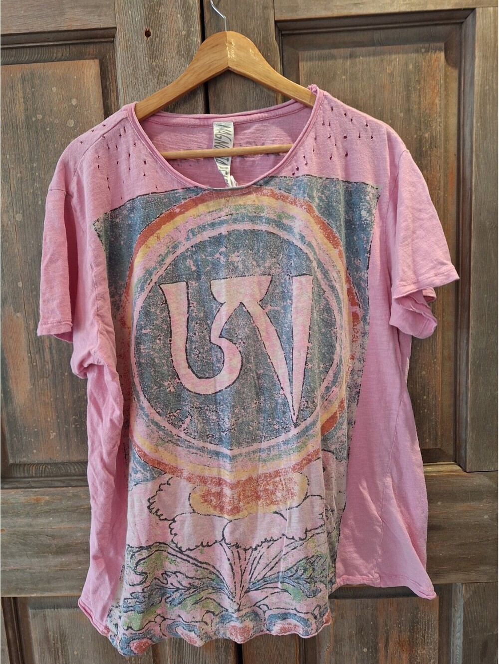 Magnolia Pearl Boundless Love Tee New like, Pink, RARE, Sold OUT! **Buddha